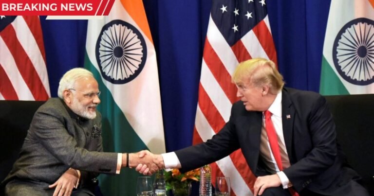 Narendra Modi And Donald Trump's Meeting