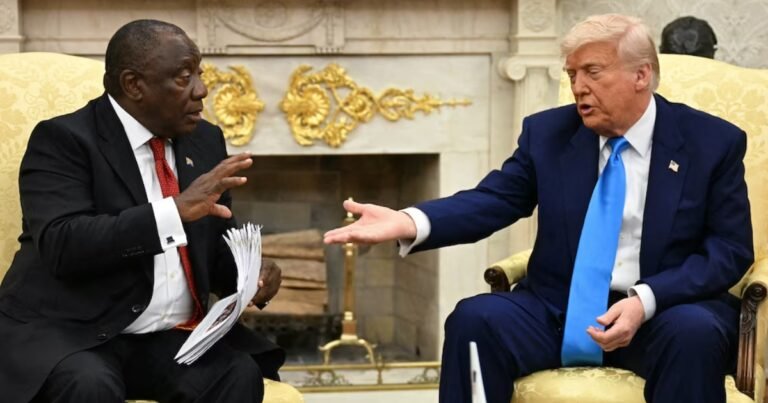 Trump Confronts S. African Leader